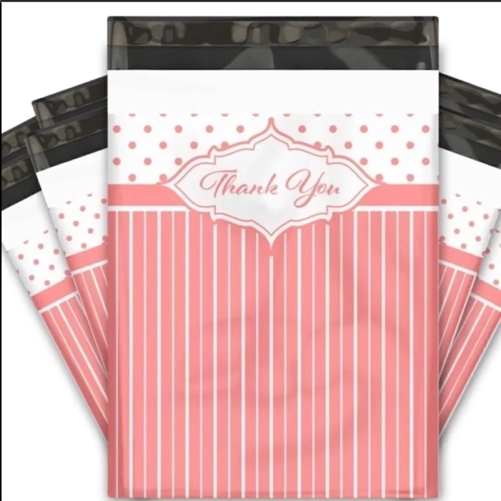 Poly Mailers MIX SPRING 10x13 35 pieces 35 sticker